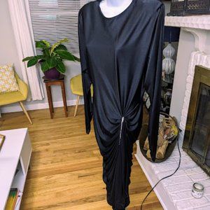 CLASSY SEXY  VINTAGE BLK  cocktail DRESS-15/16 ( runs small (13/14)